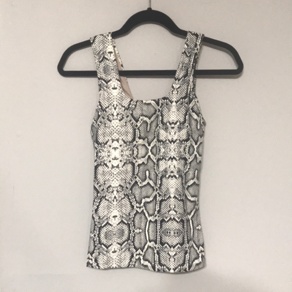 Varley Aletta Tank Top Ivory Cobra Size Small S